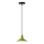 Lámpara colgante 1xE27/15W/230V verde