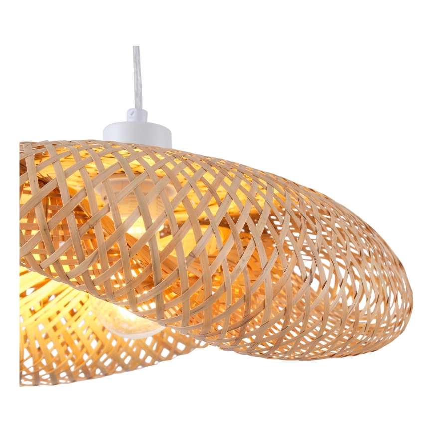 Lámpara colgante 1xE27/40W/230V bambú