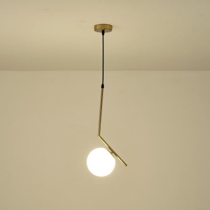 Lámpara colgante 1xE27/40W/230V latón