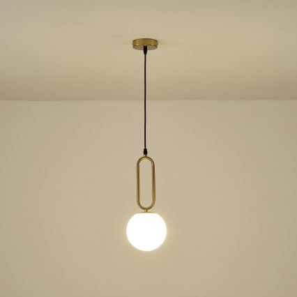 Lámpara colgante 1xE27/40W/230V latón