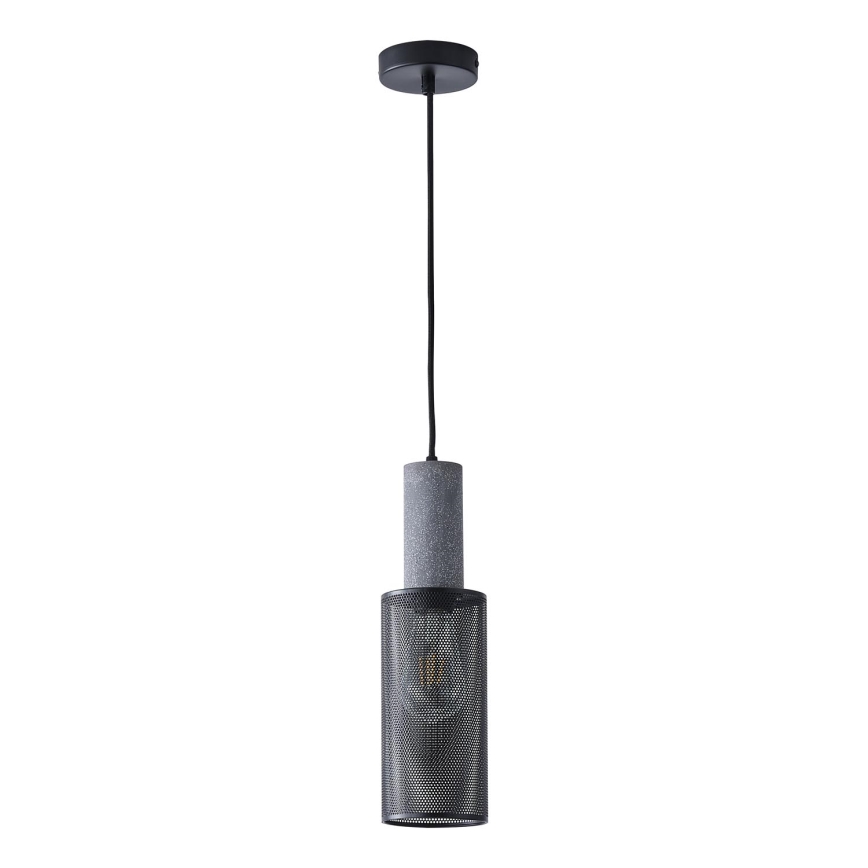 Lámpara colgante 1xE27/40W/230V negro