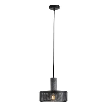 Lámpara colgante 1xE27/40W/230V negro