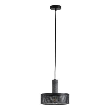 Lámpara colgante 1xE27/40W/230V negro