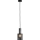 Lámpara colgante 1xE27/40W/230V negro