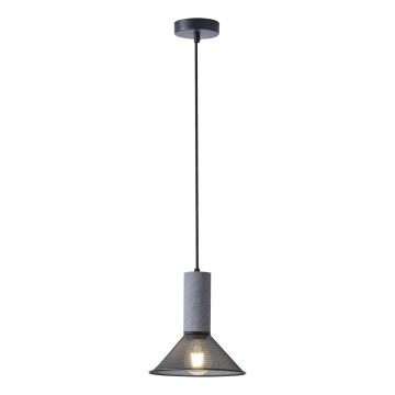 Lámpara colgante 1xE27/40W/230V negro