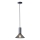 Lámpara colgante 1xE27/40W/230V negro