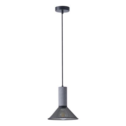 Lámpara colgante 1xE27/40W/230V negro