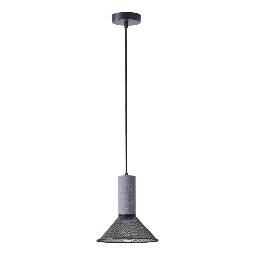 Lámpara colgante 1xE27/40W/230V negro
