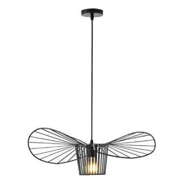 Lámpara colgante 1xE27/40W/230V negro