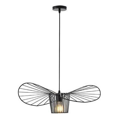 Lámpara colgante 1xE27/40W/230V negro