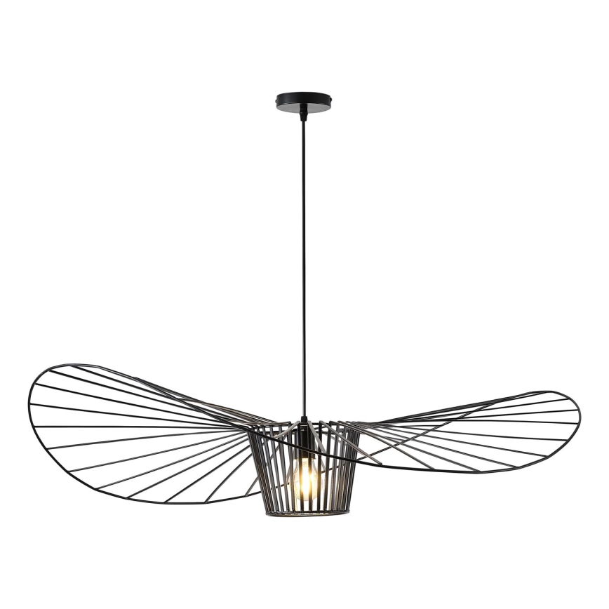 Lámpara colgante 1xE27/40W/230V negro