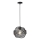 Lámpara colgante 1xE27/40W/230V negro