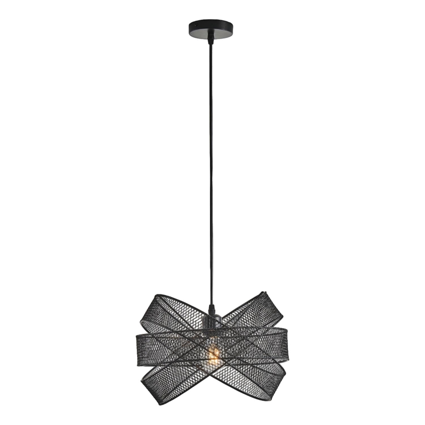 Lámpara colgante 1xE27/40W/230V negro
