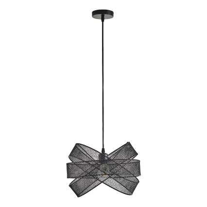 Lámpara colgante 1xE27/40W/230V negro