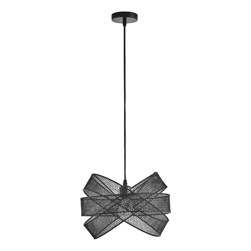 Lámpara colgante 1xE27/40W/230V negro