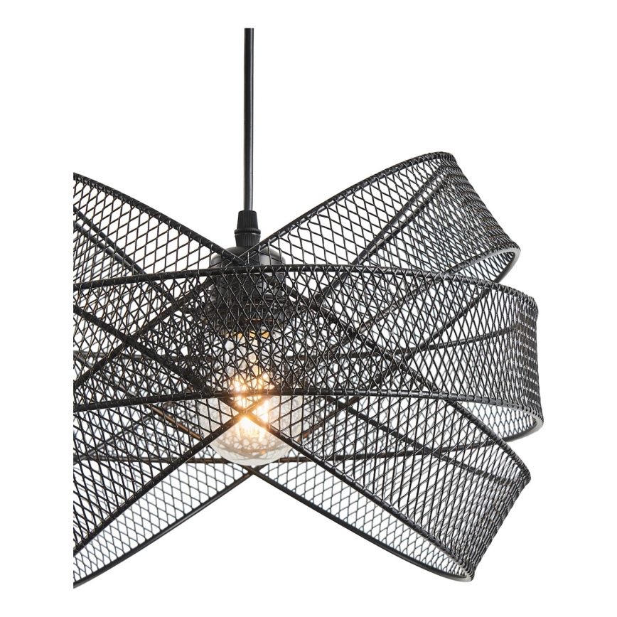 Lámpara colgante 1xE27/40W/230V negro