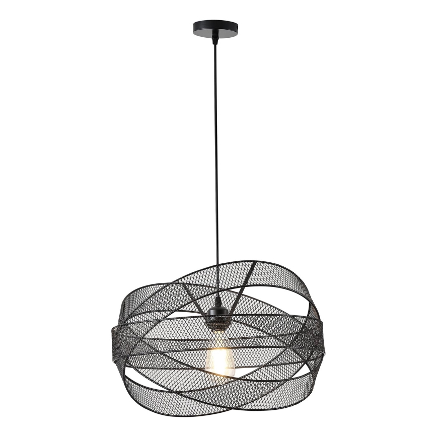 Lámpara colgante 1xE27/40W/230V negro