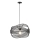 Lámpara colgante 1xE27/40W/230V negro