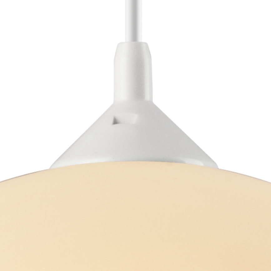 Lámpara colgante 1xE27/60W/230V café