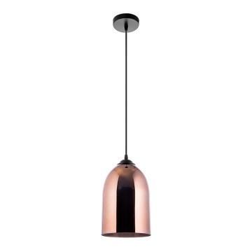 Lámpara colgante 1xE27/60W/230V diá. 17 cm cobre