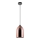 Lámpara colgante 1xE27/60W/230V diá. 17 cm cobre