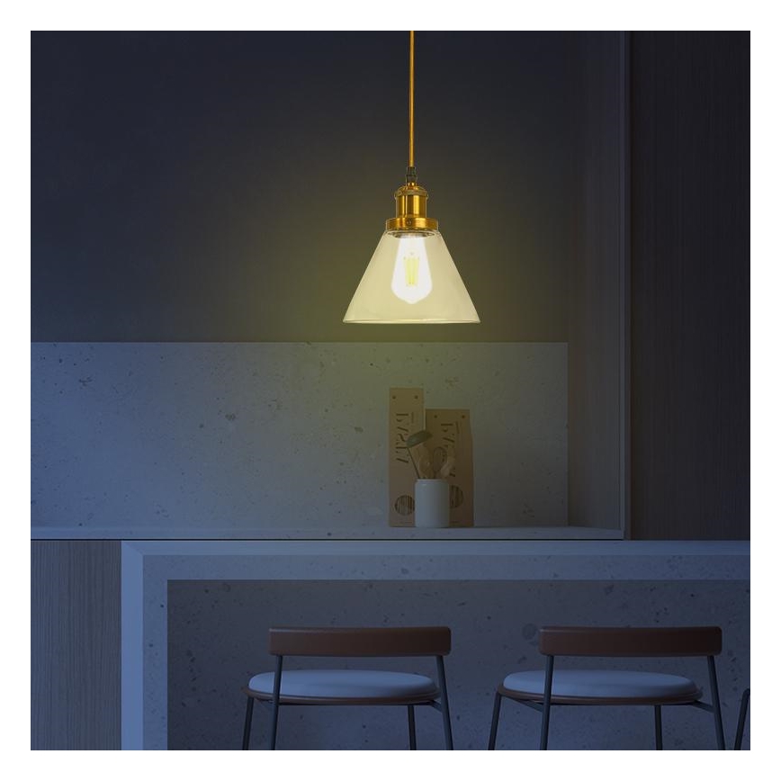 Lámpara colgante 1xE27/60W/230V diá. 18,5 cm