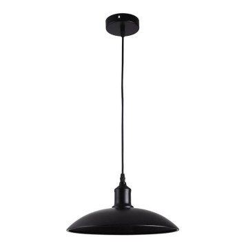 Lámpara colgante 1xE27/60W/230V diá. 29 cm negro