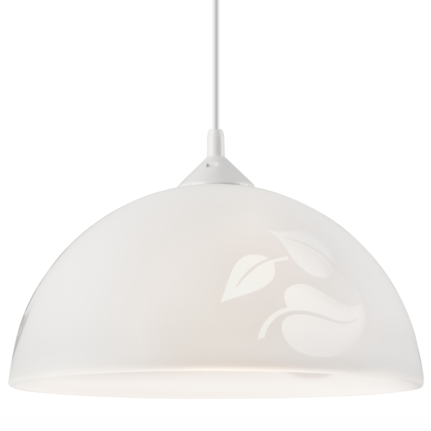 Lámpara colgante 1xE27/60W/230V hojas