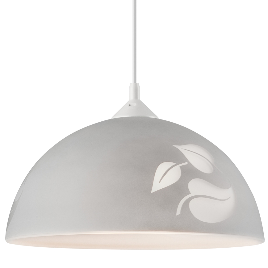 Lámpara colgante 1xE27/60W/230V hojas