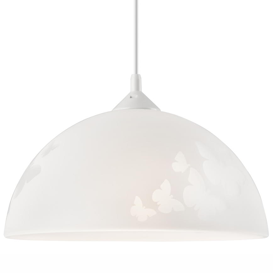 Lámpara colgante 1xE27/60W/230V mariposas