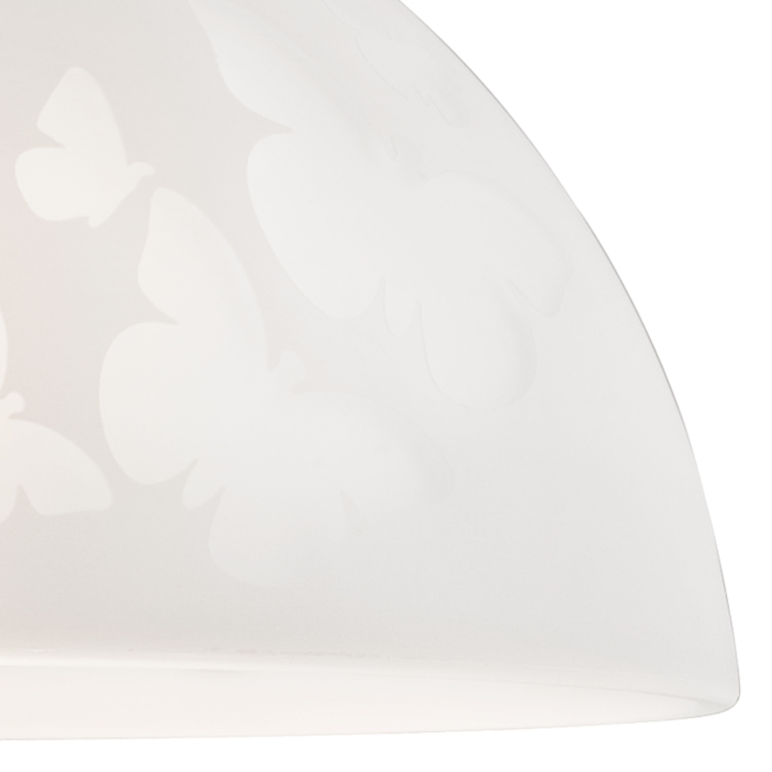 Lámpara colgante 1xE27/60W/230V mariposas