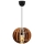 Lámpara colgante 1xE27/60W/230V marrón diá. 20 cm madera