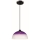 Lámpara colgante 1xE27/60W/230V púrpura
