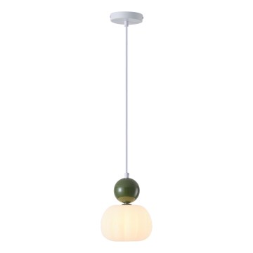 Lámpara colgante 1xG9/7W/230V blanco/verde