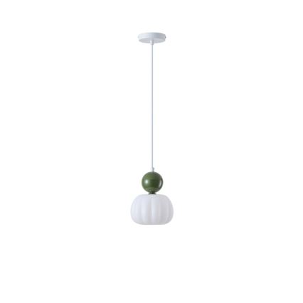 Lámpara colgante 1xG9/7W/230V blanco/verde