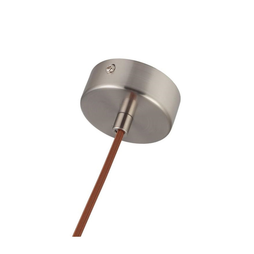 Lámpara colgante 1xGU10/10W/230V ceniza/madera maciza marrón