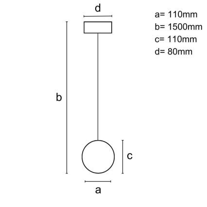 Lámpara colgante 1xGU10/10W/230V ceniza/madera maciza marrón