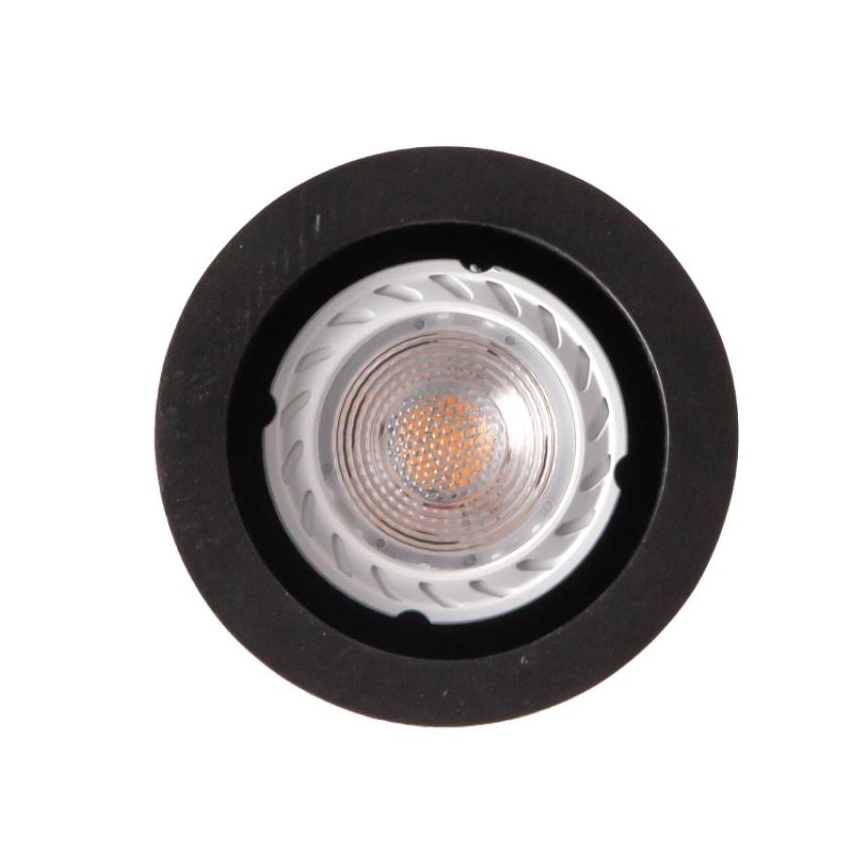 Lámpara colgante 1xGU10/10W/230V ceniza/madera maciza negro