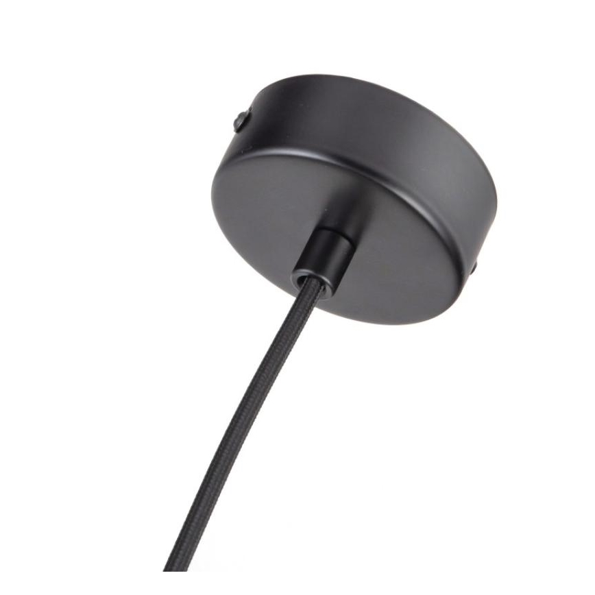 Lámpara colgante 1xGU10/10W/230V ceniza/madera maciza negro