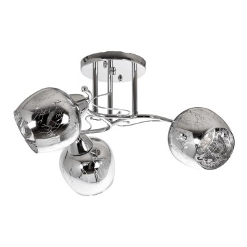 Lámpara colgante 3xE27/60W/230V