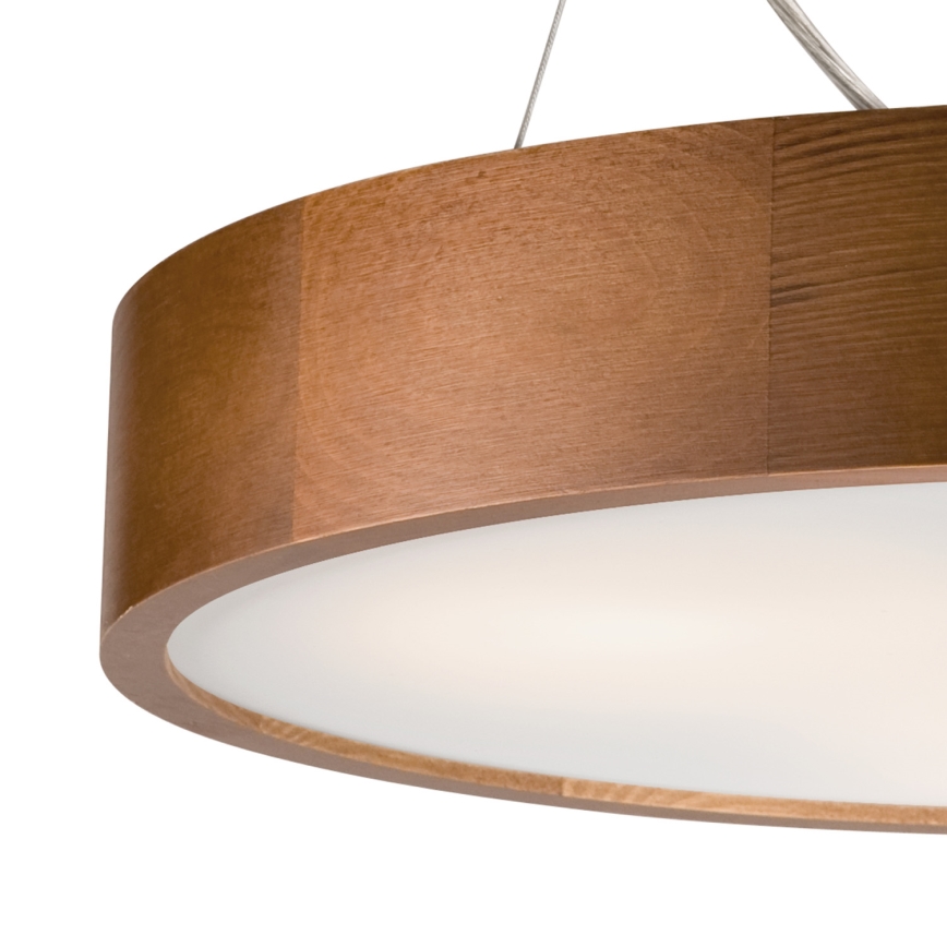 Lámpara colgante 3xE27/60W/230V ø 47 cm pino