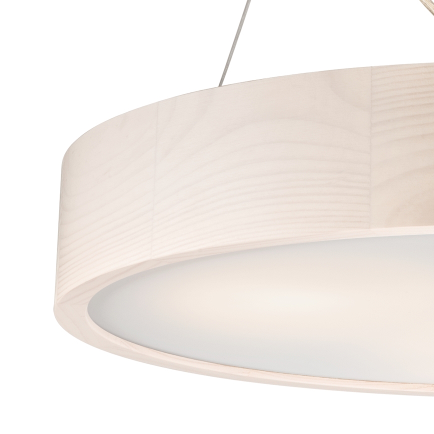 Lámpara colgante 3xE27/60W/230V ø 47 cm pino
