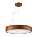 Lámpara colgante 3xE27/60W/230V ø 47 cm pino