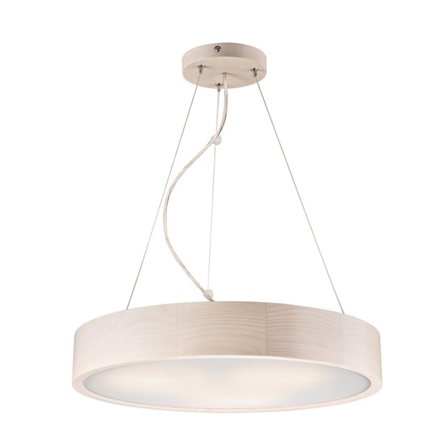 Lámpara colgante 3xE27/60W/230V ø 47 cm pino