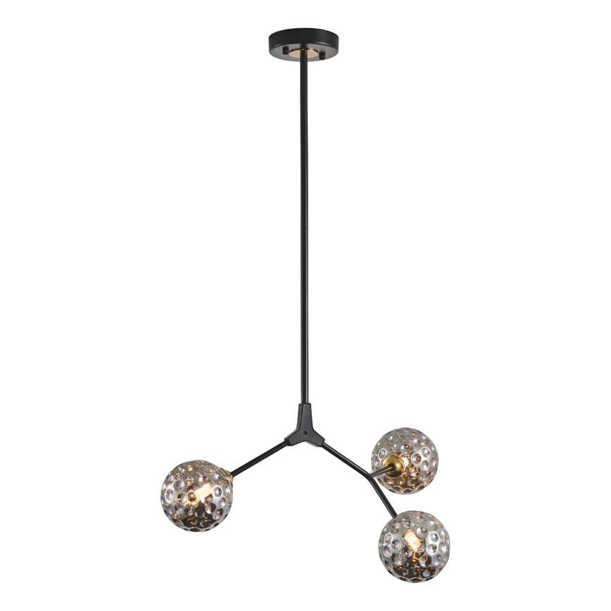 Lámpara colgante 3xG9/15W/230V gris