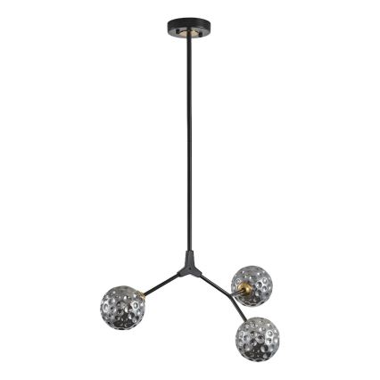 Lámpara colgante 3xG9/15W/230V gris