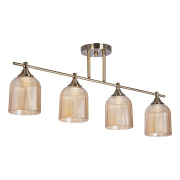 Lámpara colgante 4xE14/60W/230V latón