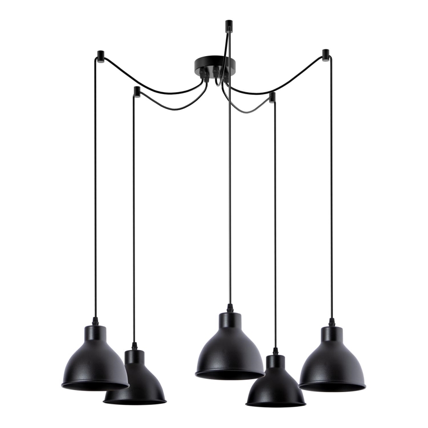 Lámpara colgante 5xE27/60W/230V araña