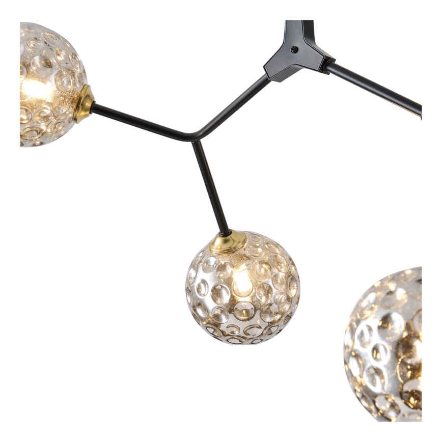 Lámpara colgante 5xG9/15W/230V gris
