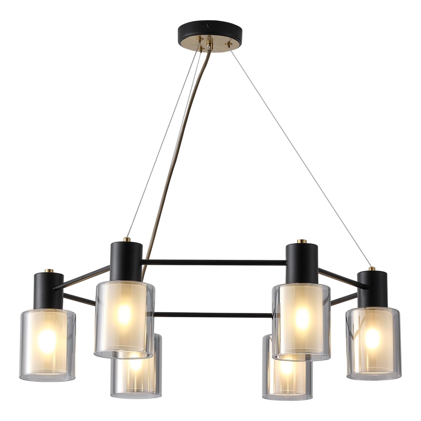 Lámpara colgante 6xE14/15W/230V